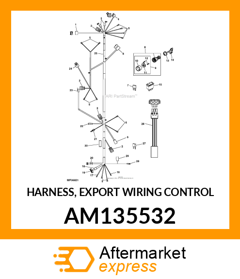 HARNESS, EXPORT WIRING CONTROL AM135532