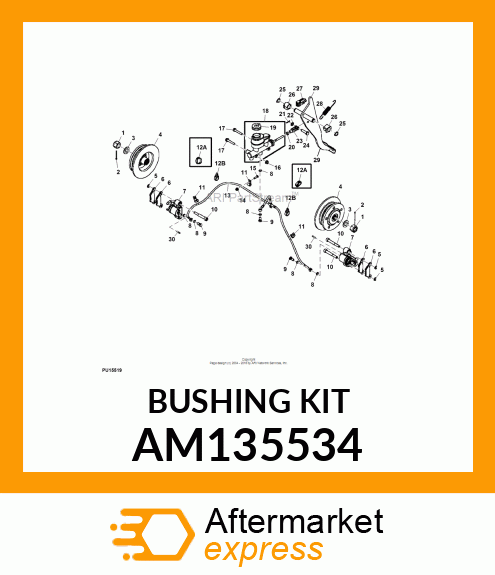 BUSHING KIT AM135534