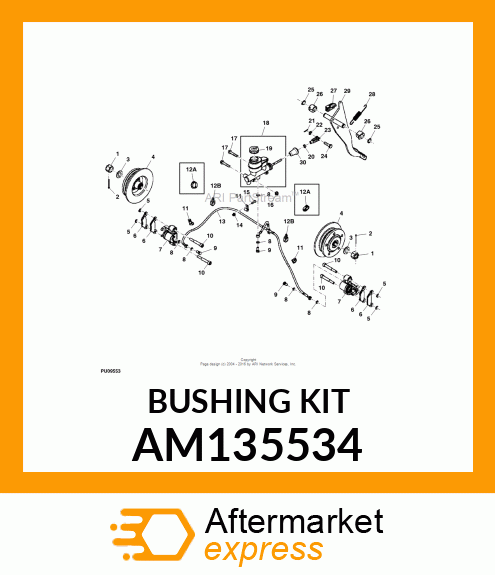 BUSHING KIT AM135534