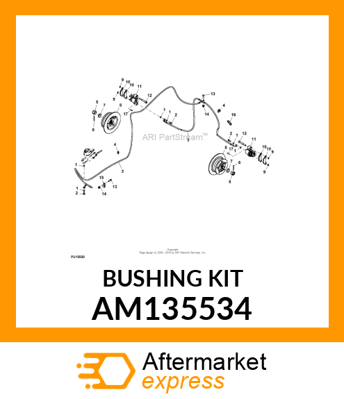 BUSHING KIT AM135534