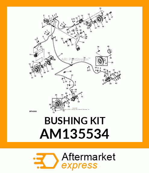 BUSHING KIT AM135534