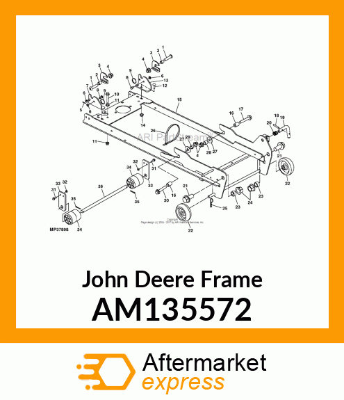 FRAME, WELDED (42 CP T) AM135572