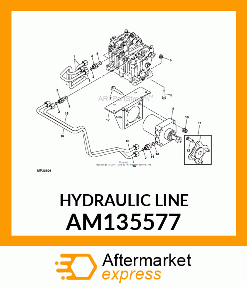 HYDRAULIC LINE AM135577