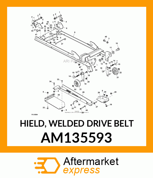 HIELD, WELDED DRIVE BELT AM135593