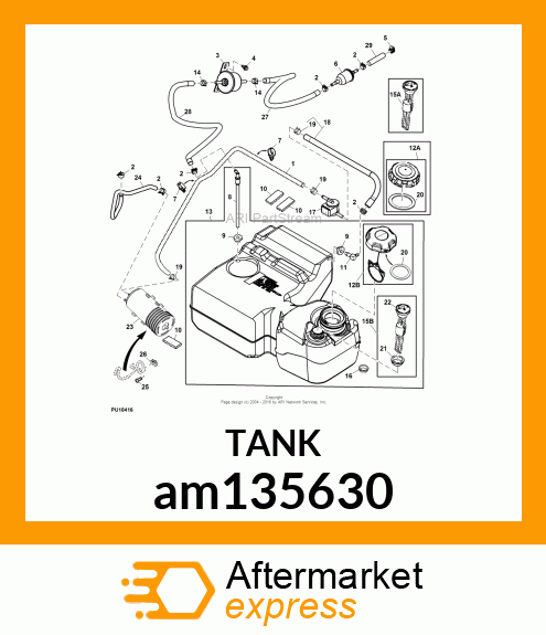 FUEL TANK, TANK, ASSY, MULTI, HPX G am135630