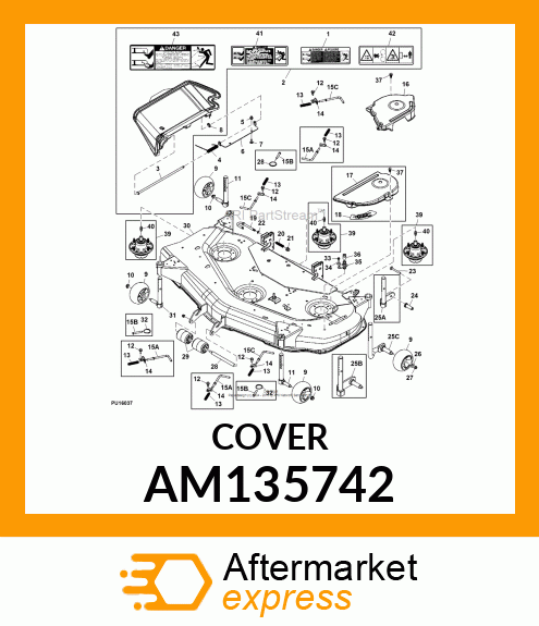 SHIELD, LH BELT AM135742