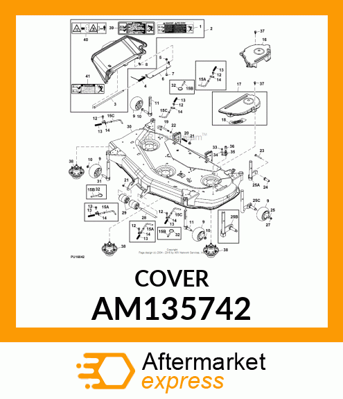 SHIELD, LH BELT AM135742