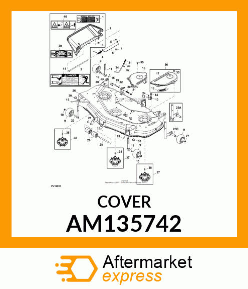 SHIELD, LH BELT AM135742