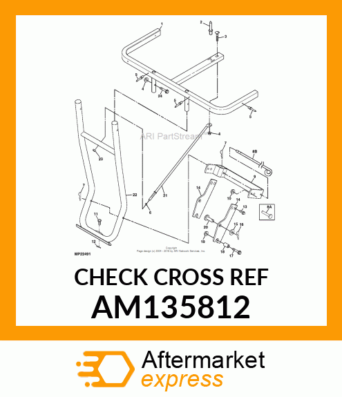 FRAME WELDMENT (H_FRAME) CP AM135812