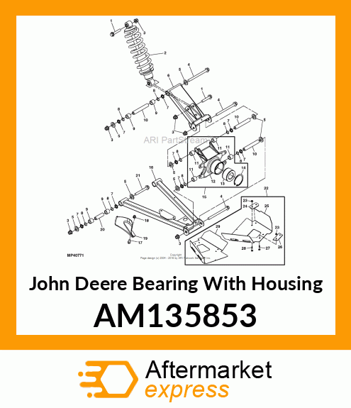 BEARING WITH HOUSING AM135853