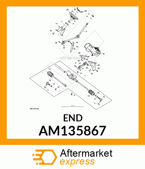 BALL JOINT, OUTER AM135867