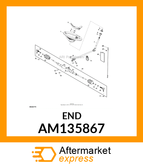 BALL JOINT, OUTER AM135867