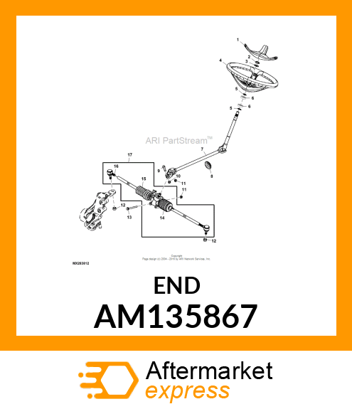 BALL JOINT, OUTER AM135867