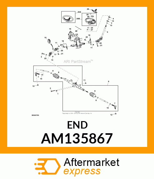 BALL JOINT, OUTER AM135867