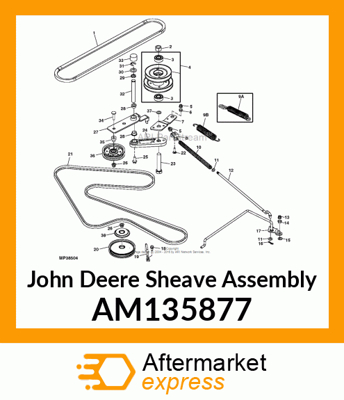 JACKSHEAVE ASSEMBLY AM135877