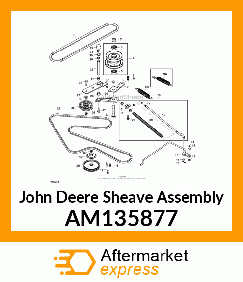 JACKSHEAVE ASSEMBLY AM135877