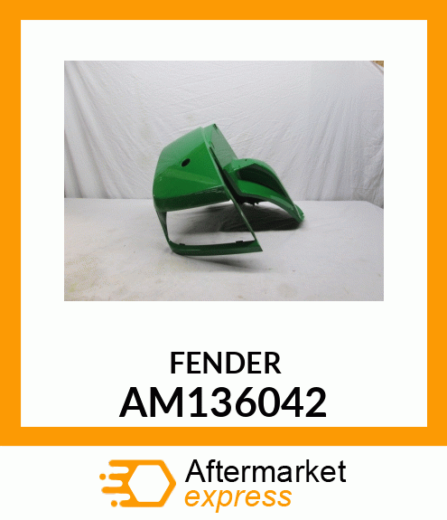 Fender - FENDER, FRONT RIGHT W/LABEL (GREEN) AM136042