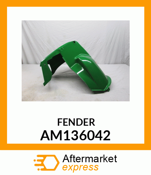 Fender - FENDER, FRONT RIGHT W/LABEL (GREEN) AM136042