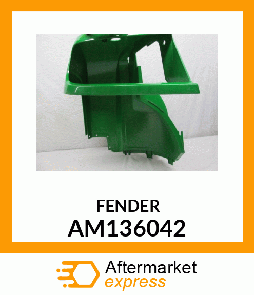 Fender - FENDER, FRONT RIGHT W/LABEL (GREEN) AM136042