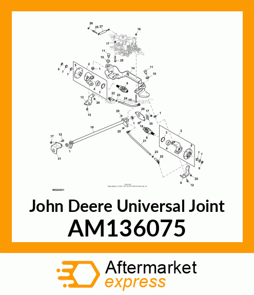 UNIVERSAL JOINT, "L" 4WS AM136075