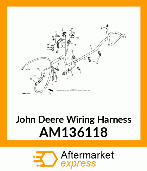 HARNESS, CHASSIS WIRING (L SERIES) AM136118