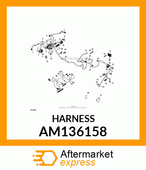 HARNESS, WIRING (GAS DFI) AM136158