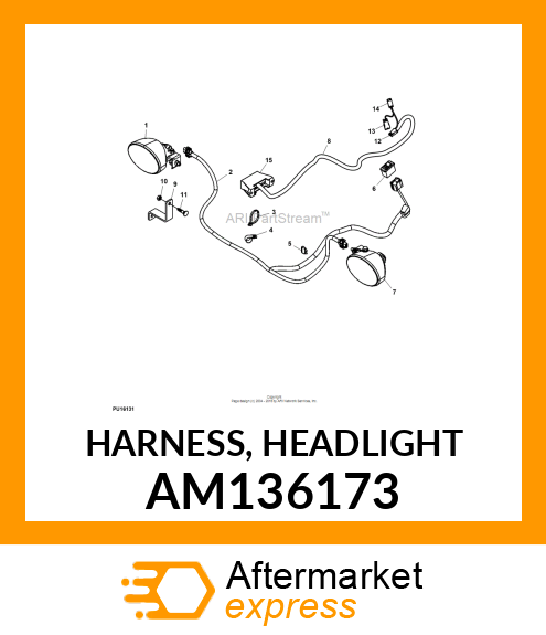 HARNESS, HEADLIGHT AM136173