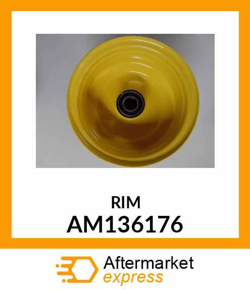 WHEEL,8X7,YELLOW AM136176