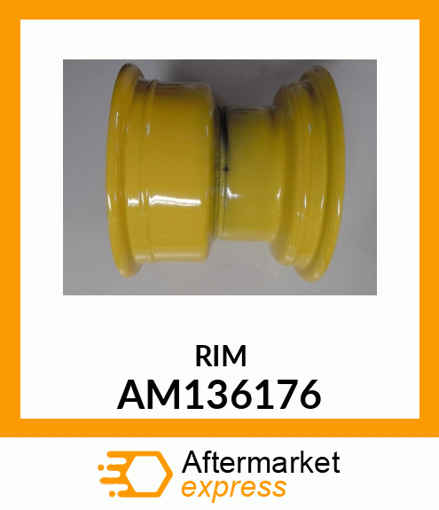 WHEEL,8X7,YELLOW AM136176