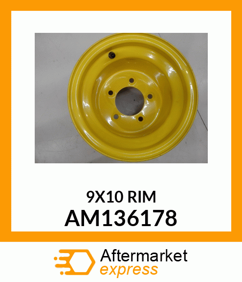 WHEEL, 9X10, YELLOW AM136178