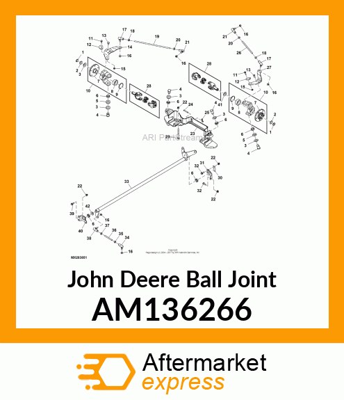 JOINT, M12 BALL LH AM136266