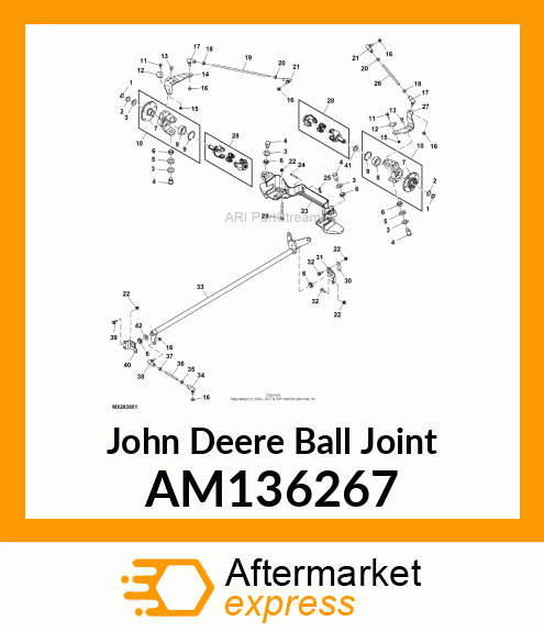 JOINT, M12 BALL RH AM136267