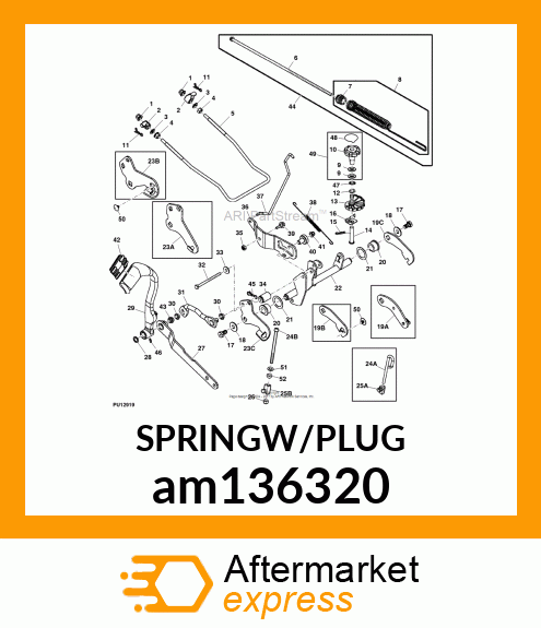 EXTENSION SPRING, SPRING, LIFT ASSI am136320