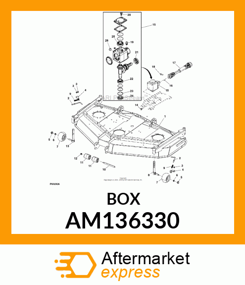 GEAR CASE, RAD20 AM136330