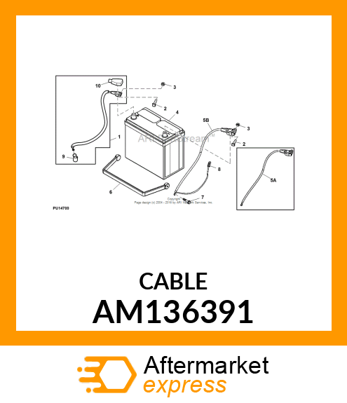 CABLE, GROUND (G) AM136391