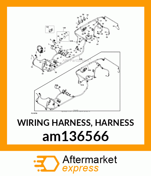 WIRING HARNESS, HARNESS am136566