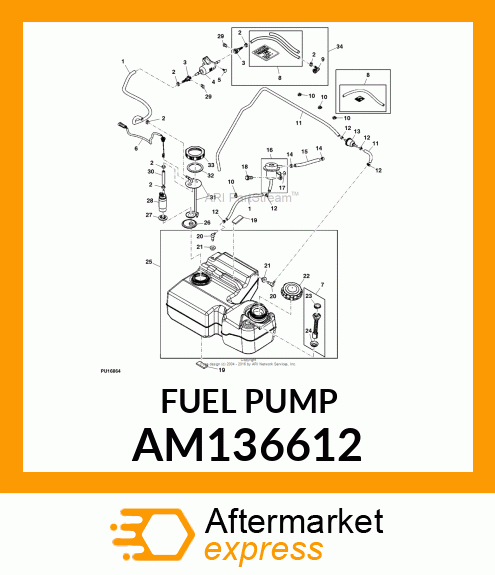 PUMP, FUEL HIGH PRESSURE AM136612