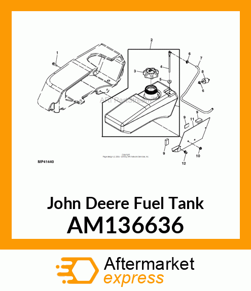 ASSEMBLY, ROTO FUEL TANK, Z4 AM136636