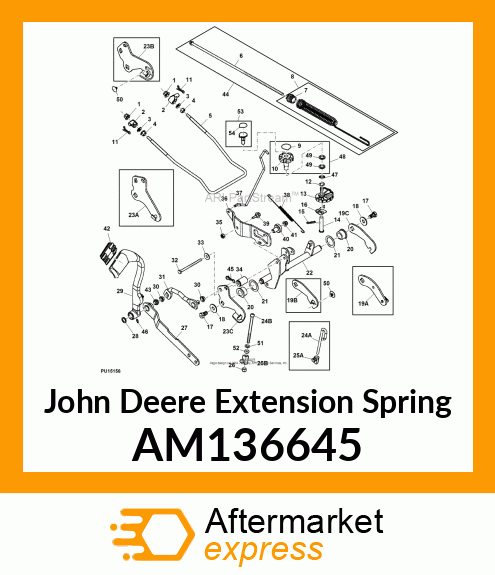 EXTENSION SPRING, SPRING, LIFT ASSI AM136645