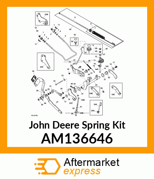 SPRING KIT, KIT, LIFT ASSIST SPRING AM136646