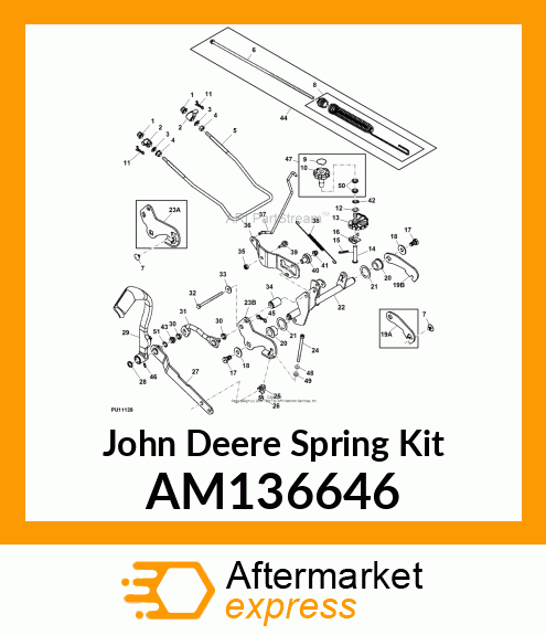 SPRING KIT, KIT, LIFT ASSIST SPRING AM136646