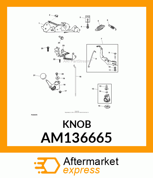 KNOB, THROTTLE AM136665