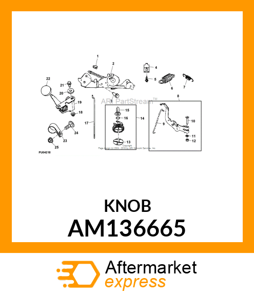 KNOB, THROTTLE AM136665