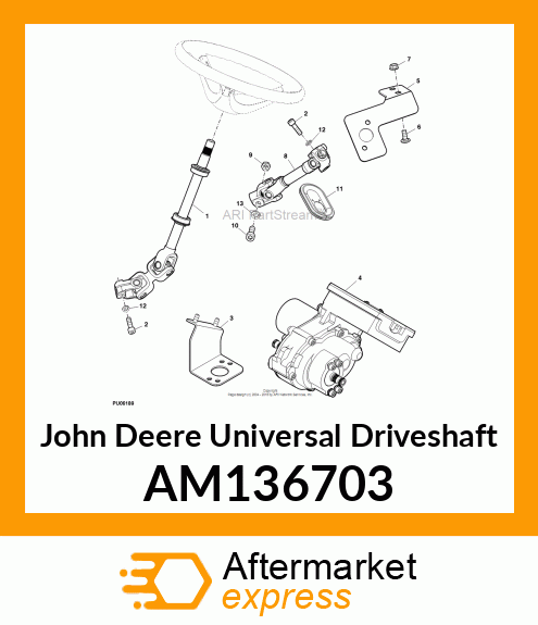 SHAFT ASSEMBLY, LOWER AM136703