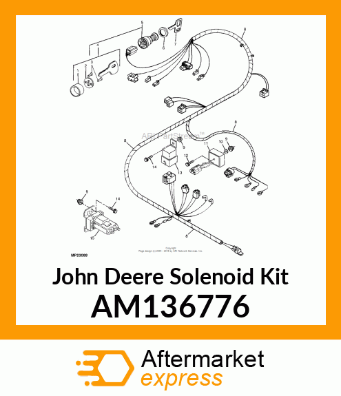 SOLENOID KIT, KIT AM136776