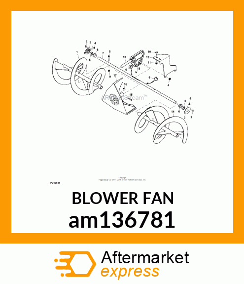 BLOWER FAN am136781