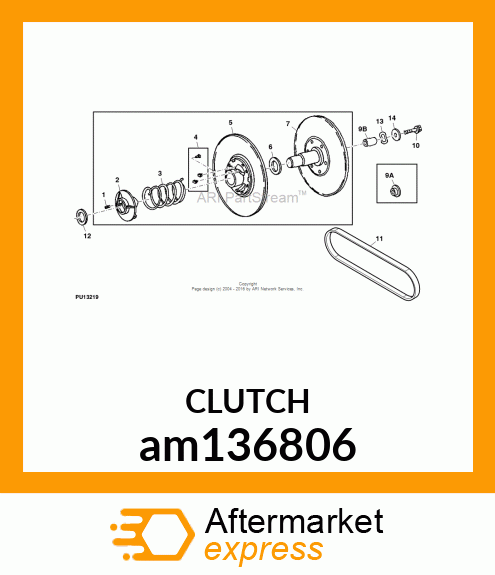 CLUTCH, DRIVEN am136806