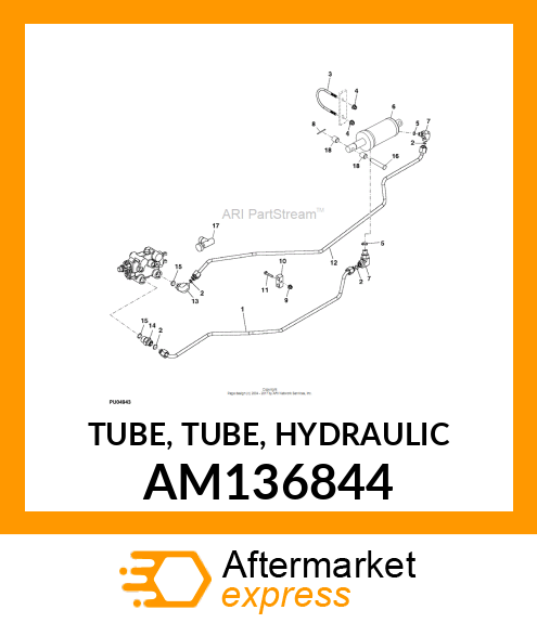 TUBE, TUBE, HYDRAULIC AM136844