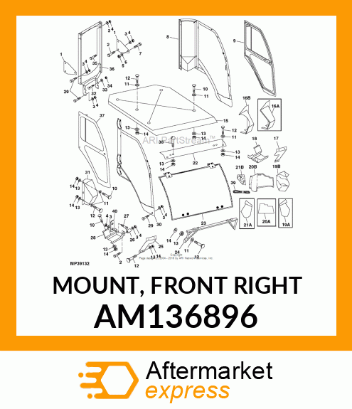 MOUNT, FRONT RIGHT AM136896