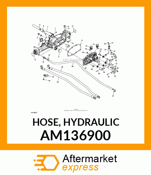 HOSE, HYDRAULIC AM136900